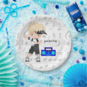 Heuphopjongen Papieren Bordje (Feest)