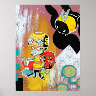 Heupjongen afdrukken/Poster Poster