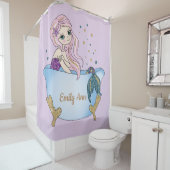 Heure de bain Sirène Douche rideau (En situation)