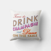 Heure de boire le coussin extérieur blanc de (Verso)