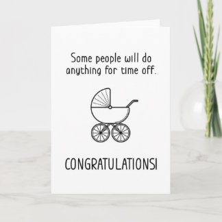 Heure de congé nouvelle carte bébé