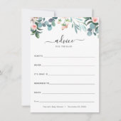 Heure de conseil pour le thé pour la carte bébé (Devant)