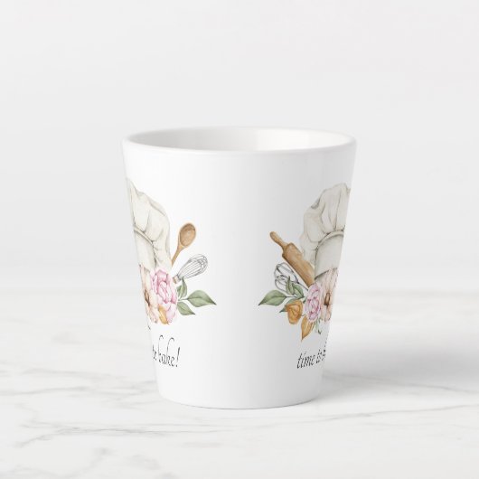 Heure de cuire les cuissons Outils Latte Mug (Devant)