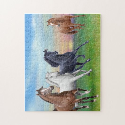 Heure de dîner sur le puzzle de ranch (Vertical)