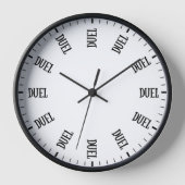 Heure de duel - Drôle horloge de dueling heures (Recto)