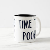 Heure de faire tomber le message caché Mug (Devant droit)