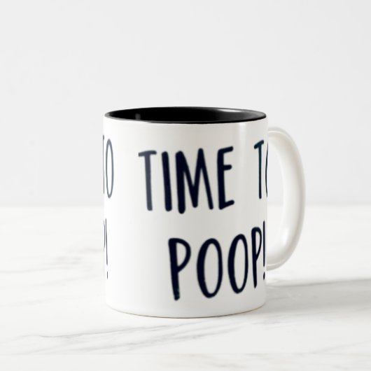 Heure de faire tomber le message caché Mug (Devant droit)