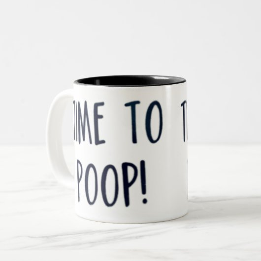 Heure de faire tomber le message caché Mug (Devant gauche)
