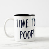 Heure de faire tomber le message caché Mug (Gauche)