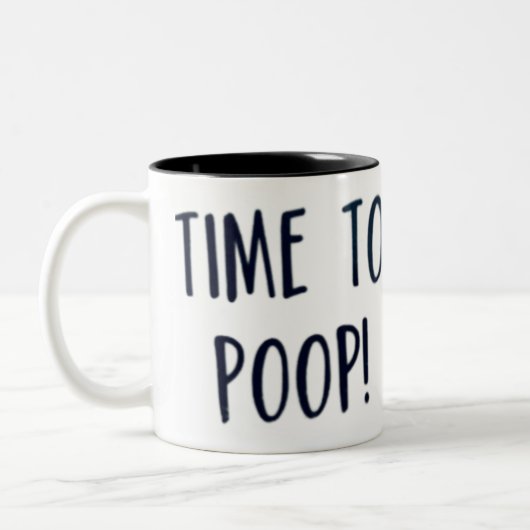 Heure de faire tomber le message caché Mug (Gauche)