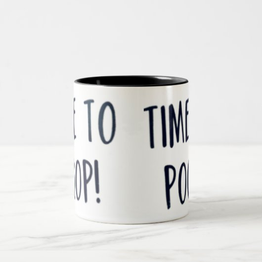 Heure de faire tomber le message caché Mug (Centre)