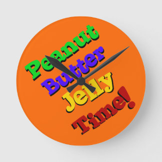 Heure de gelée de beurre d'arachide - Horloge