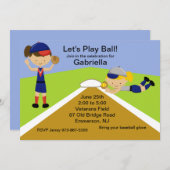 Heure de jouer la boule ! Invitation (Devant / Derrière)