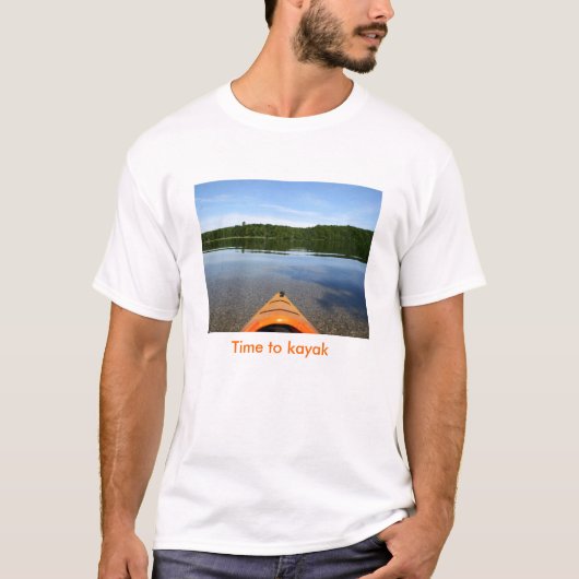 Heure de kayak T-shirt (Devant)