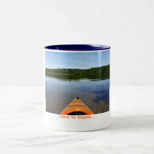 Heure de kayak tasse