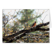 Heure de la carte de note Parakaleo Singing Birds (Devant Horizontal)