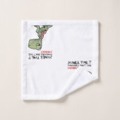 Heure de la douche ? Drôle T-Rex Dinosaur Dessin (Gant de toilette)