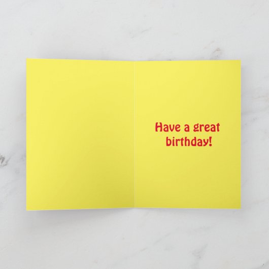 Heure de la fête de la vache Carte d'anniversaire (Intérieur)