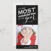 HEURE DE L'ANNÉE | CARTE PHOTO de vacances (Devant)