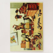 Heure de l'école Chats Louis Wain Puzzle (Vertical)