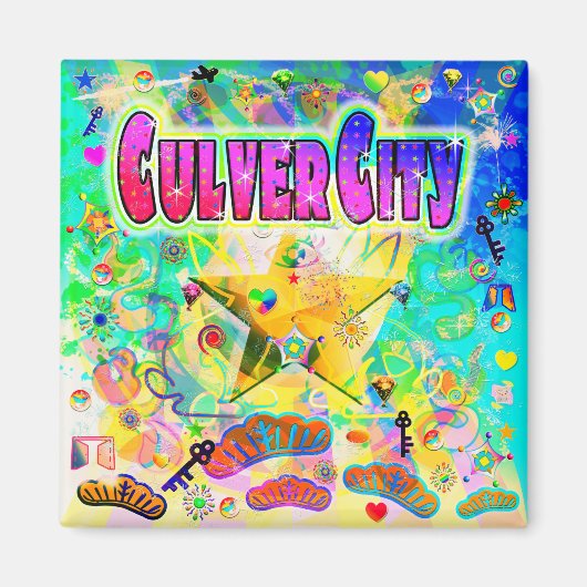 Heure de l'époque de Culver City Magnet (Devant)