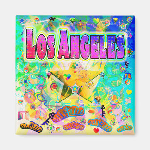 Heure de l'ère de Los Angeles Magnet