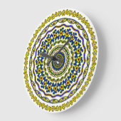 heure de méditation horloge mandala (Angle)