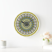 heure de méditation horloge mandala (Maison)