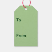 heure de noël étiquettes cadeaux (Dos)