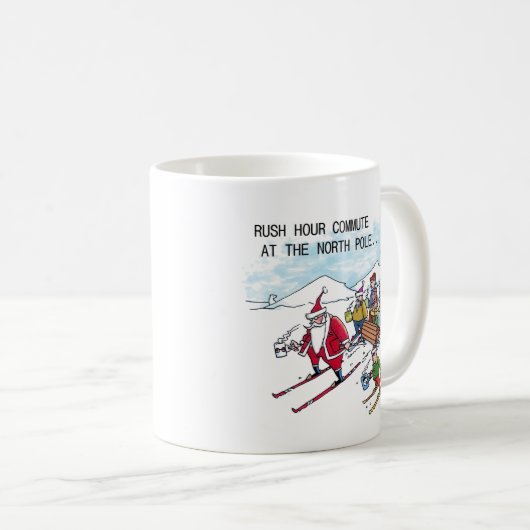 Heure de pointe du Pôle Nord Tasse à gauche (Devant droit)