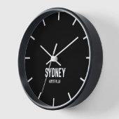 Heure de Sydney Heure Salle de presse Horloge mura (Angle)
