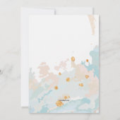 Heure de voyager invitation de la Réunion (Dos)