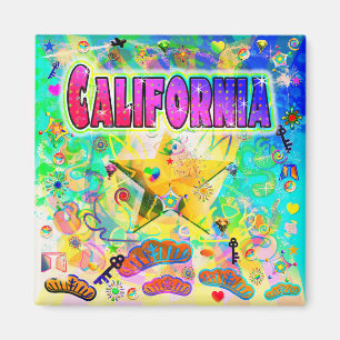 Heure d'époque de Californie Magnet