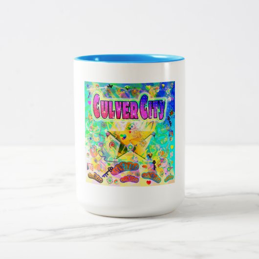 Heure d'époque de Culver City Mug (Centre)