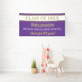 Heure des fêtes ! Bannière Réunion de classe (Insitu)