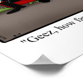 Heure d'été Heure de l'Humour Poster Cadeau (Coin)