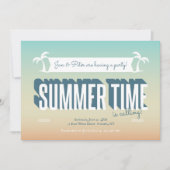 Heure d'été Invitation radiante (Devant)