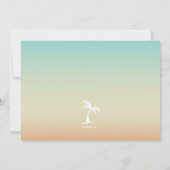 Heure d'été Invitation radiante (Dos)