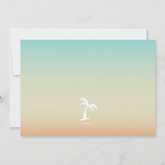 Heure d'été Invitation radiante (Dos)