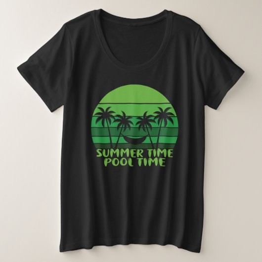 HEURE D'ÉTÉ PISCINE. (Design devant)