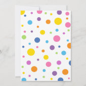 Heure Deux Fêtes Anniversaire Invitation 2e Annive (Dos)