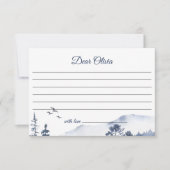 Heure d'hiver Onederland Carte de note de la capsu (Devant)