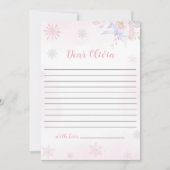 Heure d'hiver Onederland Carte de note de la capsu (Devant)