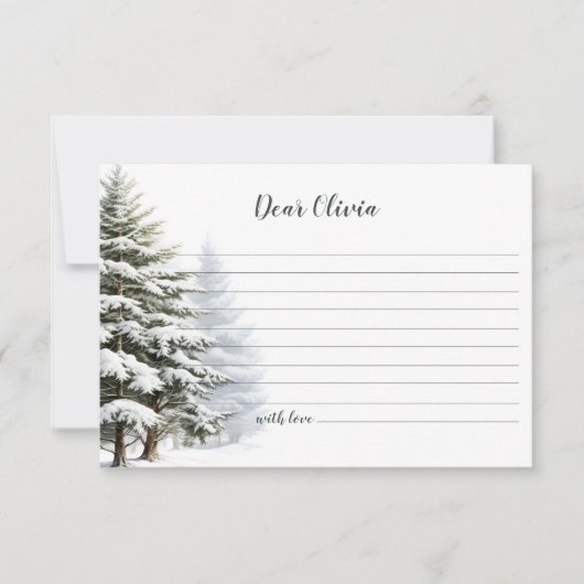 Heure d'hiver Onederland Carte de note de la capsu (Devant)