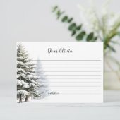 Heure d'hiver Onederland Carte de note de la capsu (Debout devant)