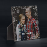Heure d'hiver Personnalisé Photo Desktop Plaque<br><div class="desc">Personnalisez simplement votre texte et vos photos et créez un cadeau unique pour vous-même ou pour quelqu'un que vous aimez ! La couleur Arrière - plan peut être changée en n'importe quelle couleur de votre choix !</div>