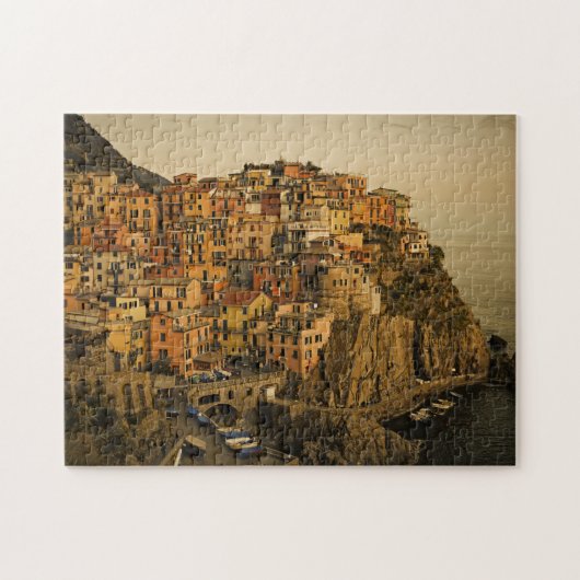 Heure d'or à Manarola - Cinque Terre Puzzle (Horizontal)