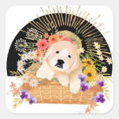 HEURE D'OR - autocollants de récupération 2 taille (Devant)