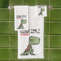 Heure du bain T-Rex dinosaure drôle Enfants Bain