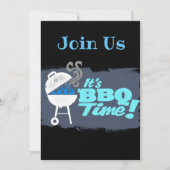 **HEURE DU BBQ** INVITATIONS À LA FÊTE (Devant)